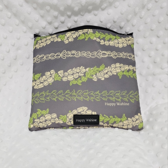 Happy Wahine Packable Tote & Zip Pouch - NWT - Picture 7 of 7
